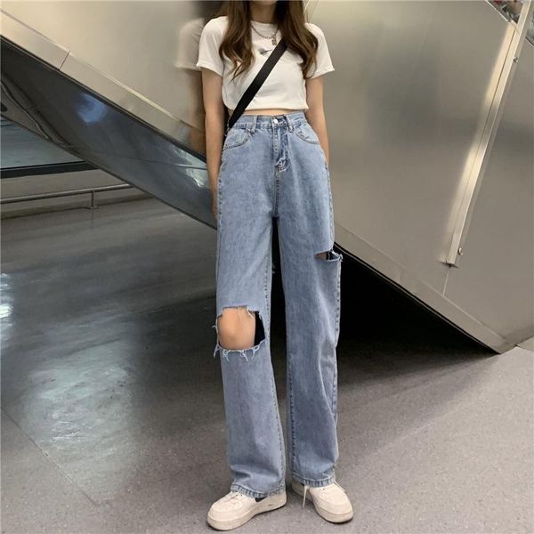 women's jeans light blue denim trousers retro wide-leg pants women's ripped high waist casual women
women's jeans light blue denim trousers retro wide-leg pants women's ripped high waist casual women
