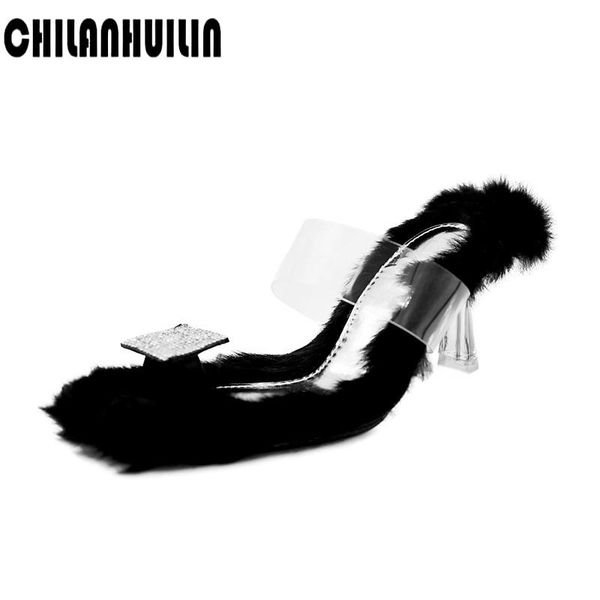 dress shoes brand fashion wool loafer women sandals autumn summer women's party crystal slippers fur plus velvet home, Black
dress shoes brand fashion wool loafer women sandals autumn summer women's party crystal slippers fur plus velvet home, Black