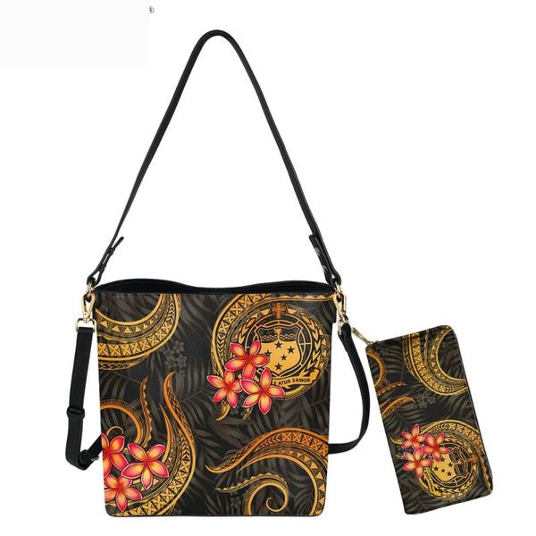 evening bags pu leather shoulder women bucket bag and purse 2pcs/set samoan polynesian tribal print luxury designer messenger sac mujer
evening bags pu leather shoulder women bucket bag and purse 2pcs/set samoan polynesian tribal print luxury designer messenger sac mujer