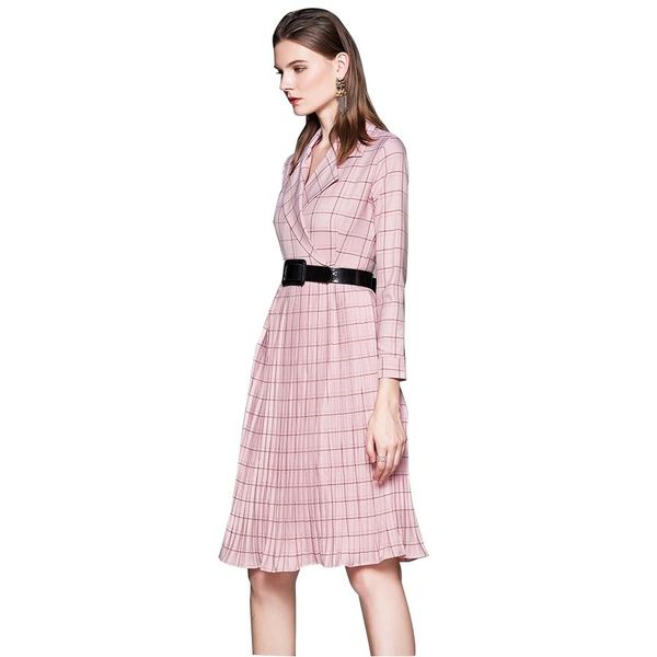 quality mode trellises sleeve female dress new pink autumn plied 0w4k, Black;gray
quality mode trellises sleeve female dress new pink autumn plied 0w4k, Black;gray