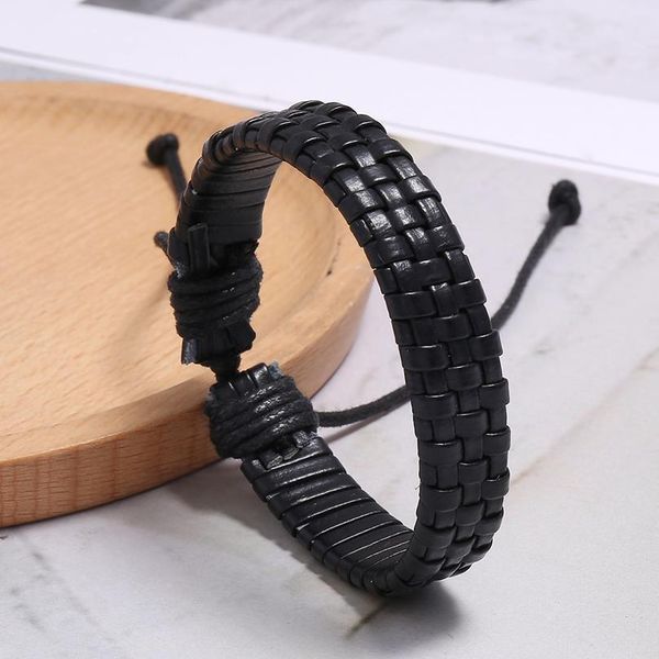 eif dock simple design black weave leather bracelet for women men punk rope chain charms bangles gothic jewel jllbwk
eif dock simple design black weave leather bracelet for women men punk rope chain charms bangles gothic jewel jllbwk
