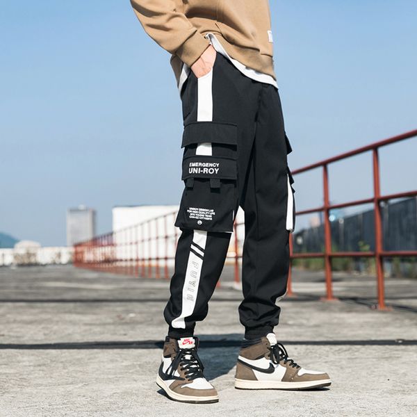 hop ribbons hip cargo pants men joggers pants mens streetwear military pants 2021 fashion male elastic waist pant cotton black c0222
hop ribbons hip cargo pants men joggers pants mens streetwear military pants 2021 fashion male elastic waist pant cotton black c0222
