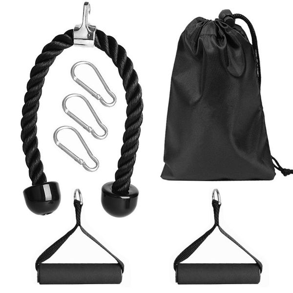 resistance bands 7pcs training pull down rope exercise handles carabiner clips set 27in triceps push with carry bag for gym home
resistance bands 7pcs training pull down rope exercise handles carabiner clips set 27in triceps push with carry bag for gym home