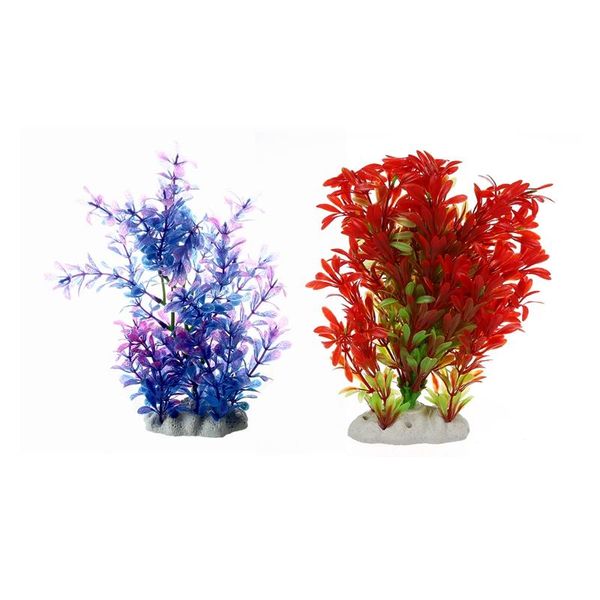 decorative flowers & wreaths 2 pcs artificial plastic plant water plants for fish tank aquarium decoration ornament, purple red green
decorative flowers & wreaths 2 pcs artificial plastic plant water plants for fish tank aquarium decoration ornament, purple red green
