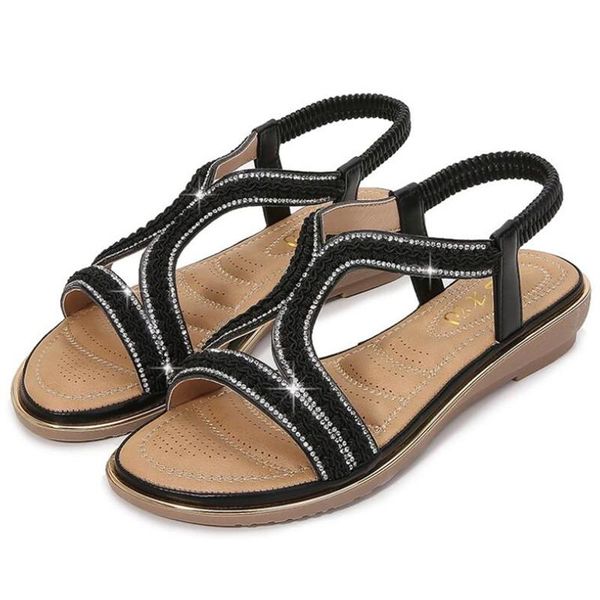 dress shoes round head rhinestone sandals women 2021 summer platform flat bottom womens sandal fashion casual slippers, Black
dress shoes round head rhinestone sandals women 2021 summer platform flat bottom womens sandal fashion casual slippers, Black
