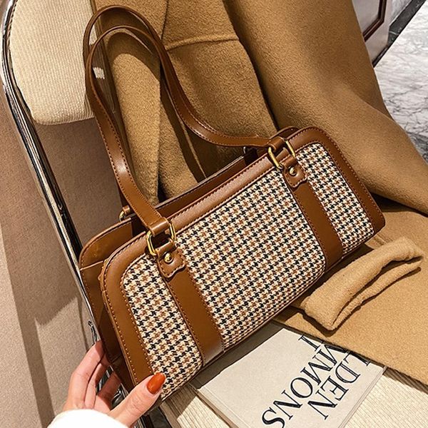 cross body houndstooth female shoulder bag underarm fashion baguette handbag for women 2021 arrival
cross body houndstooth female shoulder bag underarm fashion baguette handbag for women 2021 arrival