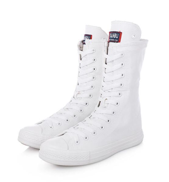 high-new fashion canvas lace up boots women cheerleaders dance long zip boots women tall casual flats shoes punk girls, Black
high-new fashion canvas lace up boots women cheerleaders dance long zip boots women tall casual flats shoes punk girls, Black