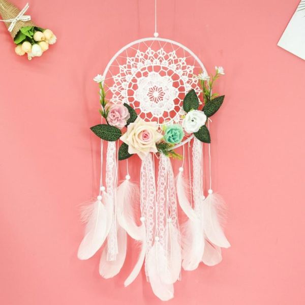 decorative objects & figurines flower dream net catcher feather bohemia with artificial flowers lace tassel for wall room decoration bedroom
decorative objects & figurines flower dream net catcher feather bohemia with artificial flowers lace tassel for wall room decoration bedroom