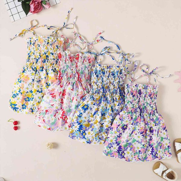 infant summer princess dress, girls girl dress smocked tie up floral print boat neck spaghetti strap gown 1 6t, Red;yellow
infant summer princess dress, girls girl dress smocked tie up floral print boat neck spaghetti strap gown 1 6t, Red;yellow