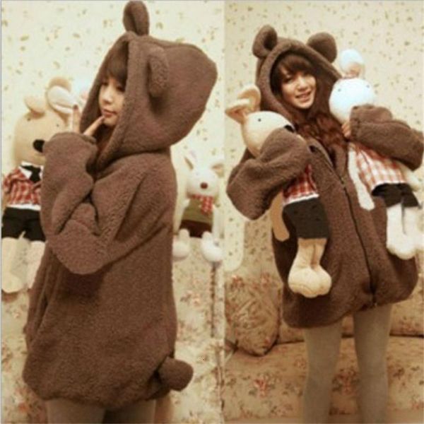 autumn winter long-sleeved zip-up rabbit ears hoodies women kawaii solid sweatshirt ladies thick coat winter loose sweatshirt, Black
autumn winter long-sleeved zip-up rabbit ears hoodies women kawaii solid sweatshirt ladies thick coat winter loose sweatshirt, Black