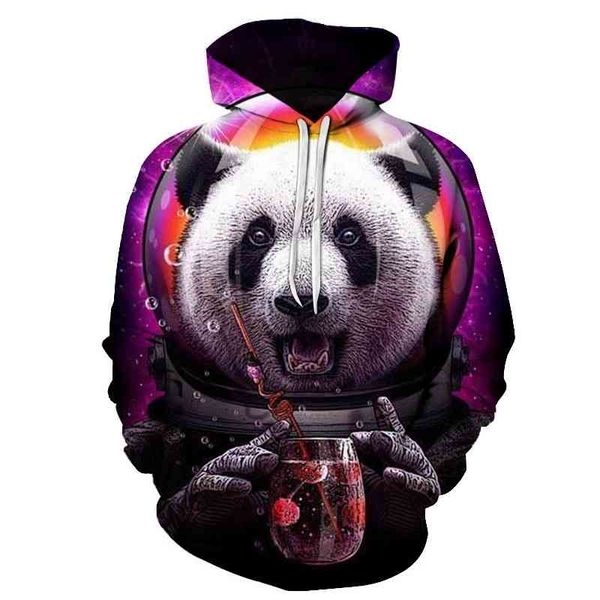 selling men's and women's fashion hoodie sweater 3d funny animation panda exploration print pullover, Black
selling men's and women's fashion hoodie sweater 3d funny animation panda exploration print pullover, Black