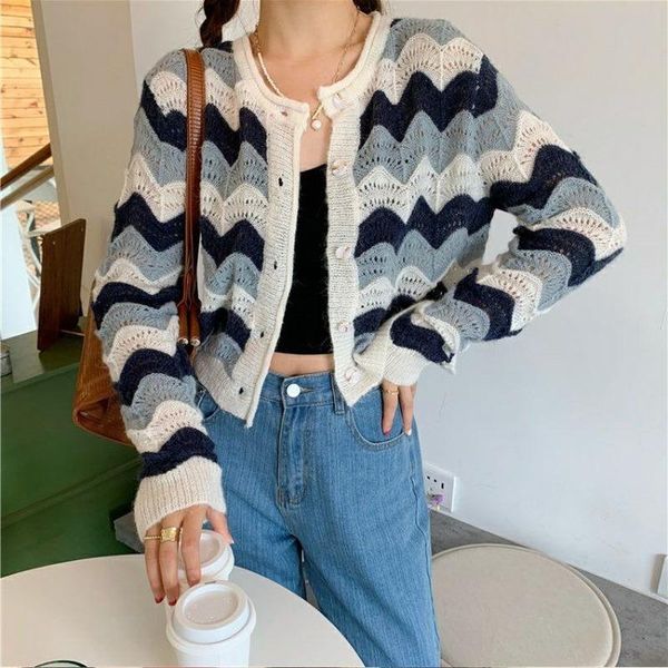 women's knits & tees cardigan women crop print long sleeve female korean style casual loose vintage all match ulzzang stylish round nec, White
women's knits & tees cardigan women crop print long sleeve female korean style casual loose vintage all match ulzzang stylish round nec, White