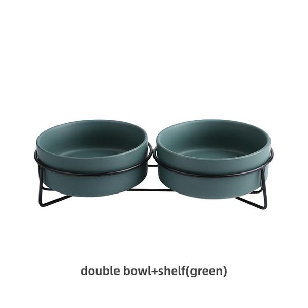 pet cat dog double ceramic bowl feeding for puppy cat dogs eating feeder water dispenser with raised stand supply product #p007
pet cat dog double ceramic bowl feeding for puppy cat dogs eating feeder water dispenser with raised stand supply product #p007