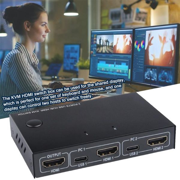 hubs for 2 pc sharing keyboard mouse printer plug and paly 2021 out 4k usb kvm switch box video display splitter
hubs for 2 pc sharing keyboard mouse printer plug and paly 2021 out 4k usb kvm switch box video display splitter
