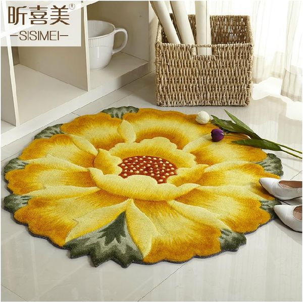 carpets 90cm diameter 3d sunflower for living room soft children play mat rugs and floor mat/doormat bedroom area rug
carpets 90cm diameter 3d sunflower for living room soft children play mat rugs and floor mat/doormat bedroom area rug