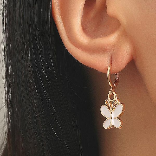 hoop & huggie sweet butterfly dangel earrings for women pink color animal drop huggies ear rings aesthatic statement jewelry gift, Golden;silver
hoop & huggie sweet butterfly dangel earrings for women pink color animal drop huggies ear rings aesthatic statement jewelry gift, Golden;silver