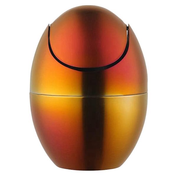 waste bins stainless steel egg-shaped trash can creative household mini deskwith rotating lid magic red
waste bins stainless steel egg-shaped trash can creative household mini deskwith rotating lid magic red