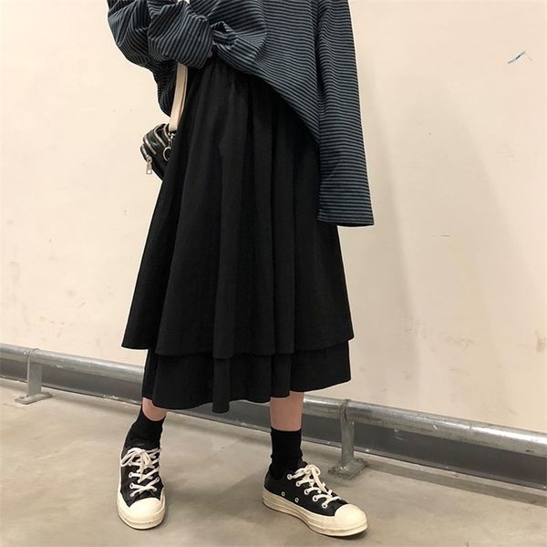 2 colors high elastic waist long woman autumn solid color irregular a-line skirts womens (x224), Black;gray
2 colors high elastic waist long woman autumn solid color irregular a-line skirts womens (x224), Black;gray