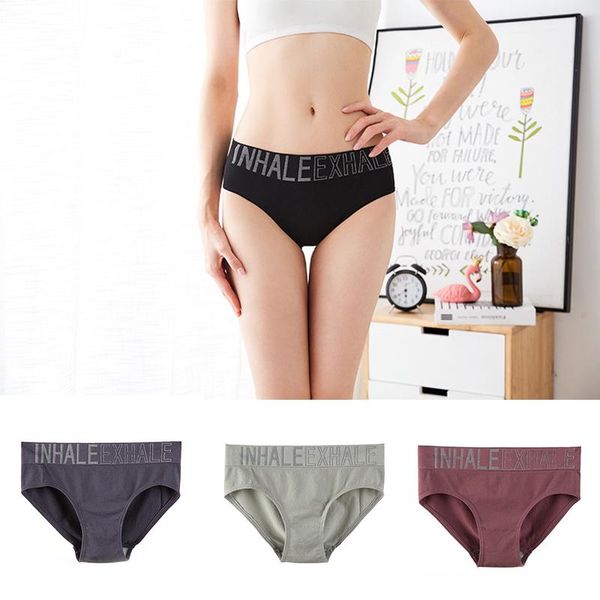 women's panties 5 colors/high-waisted cotton briefs ladies sports fitness european and american seamless belly breathable letters g str, Black;pink
women's panties 5 colors/high-waisted cotton briefs ladies sports fitness european and american seamless belly breathable letters g str, Black;pink