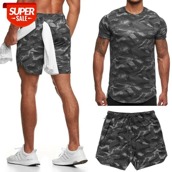 new tracksuit camouflage shorts sets men casual sweatshirt joggers sweatpants male polyester short sleeve summer sportswear suit #rq2g, Gray
new tracksuit camouflage shorts sets men casual sweatshirt joggers sweatpants male polyester short sleeve summer sportswear suit #rq2g, Gray