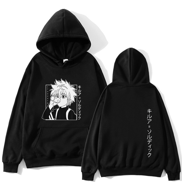 men's hoodies & sweatshirts cute mens x men women pullovers killua zoldyck hisoka 90s anime hoody streetwear, Black
men's hoodies & sweatshirts cute mens x men women pullovers killua zoldyck hisoka 90s anime hoody streetwear, Black