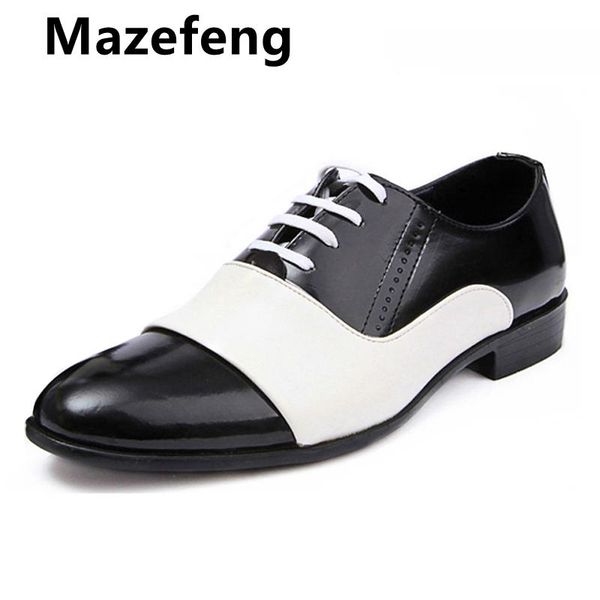 dress shoes mazefeng autumn fashion men office patent leather white black male soft wedding party oxford
dress shoes mazefeng autumn fashion men office patent leather white black male soft wedding party oxford