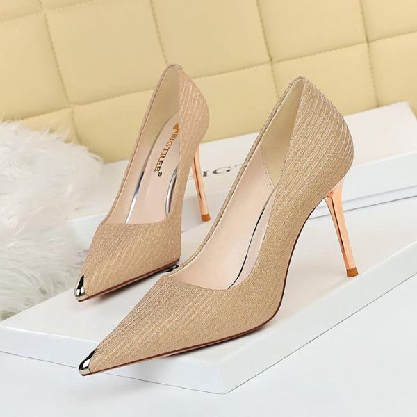dress shoes wedding heel pumps women pointed toe glitter slides high heels slip on fashion shallow pump zapatos de mujer, Black
dress shoes wedding heel pumps women pointed toe glitter slides high heels slip on fashion shallow pump zapatos de mujer, Black