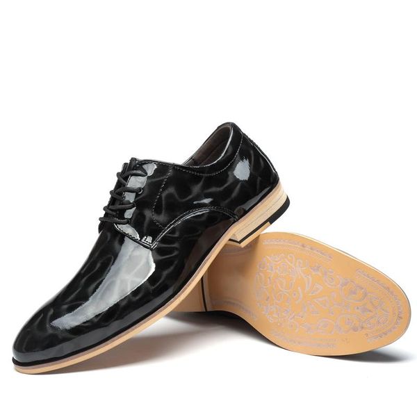 dress shoes oxford genuine leather men fashion formal casual business lace-up wedding plus size drop, Black
dress shoes oxford genuine leather men fashion formal casual business lace-up wedding plus size drop, Black