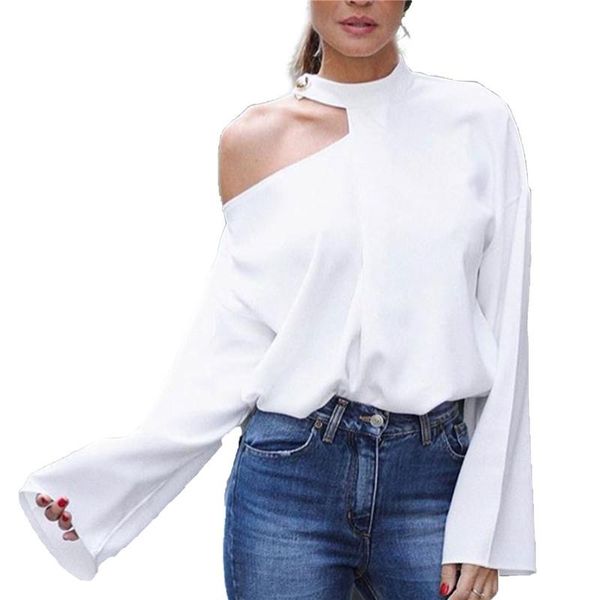 women's t-shirt autumn spring long sleeve off shoulder for vacation travelling pography party t shirt streetwear, White
women's t-shirt autumn spring long sleeve off shoulder for vacation travelling pography party t shirt streetwear, White