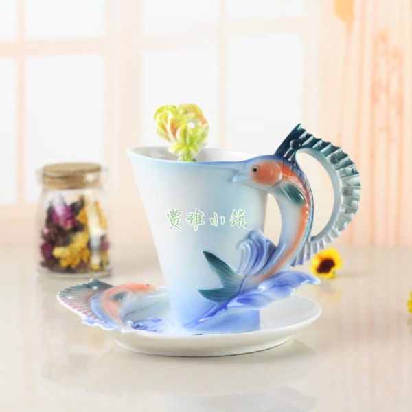 cups & saucers arrival sword fish coffee with spoon milk breakfast cup saucer 3d bone china ceramic drinkware lovers gift
cups & saucers arrival sword fish coffee with spoon milk breakfast cup saucer 3d bone china ceramic drinkware lovers gift