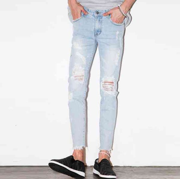 men's jeans wholesale- men destroyed broken light blue ankle length mens garment washed denim pants bleached ripped korean fashion n4mr
men's jeans wholesale- men destroyed broken light blue ankle length mens garment washed denim pants bleached ripped korean fashion n4mr