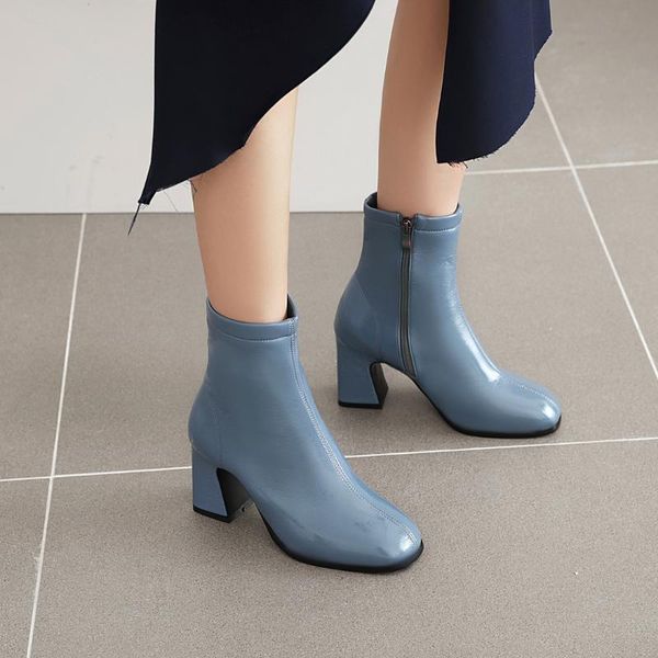 boots elegant women ankle fashion high heels sock square toe chunky zipper lady autumn winter party shoes, Black
boots elegant women ankle fashion high heels sock square toe chunky zipper lady autumn winter party shoes, Black
