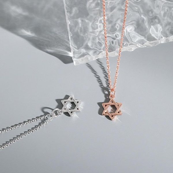 chains fashion ins light extravagant simple hexagonal star necklace s925 jewelry, Silver
chains fashion ins light extravagant simple hexagonal star necklace s925 jewelry, Silver
