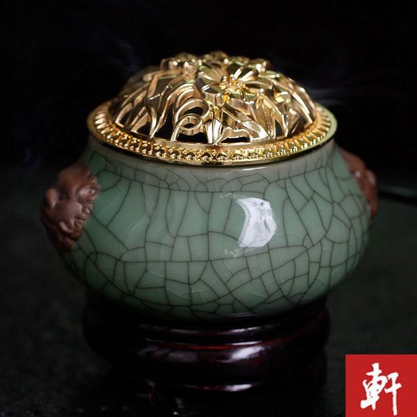 fragrance lamps longquan celadon pieces incense pierced engraved sawdust thermostat electronic powder
fragrance lamps longquan celadon pieces incense pierced engraved sawdust thermostat electronic powder