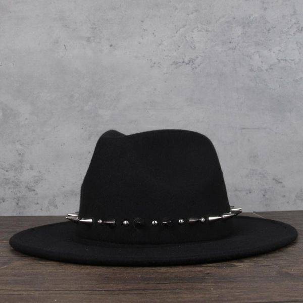 wide brim hats women steampunk fedora hat punk rivet jazz cap winter panama cosplay 2 size, Blue;gray
wide brim hats women steampunk fedora hat punk rivet jazz cap winter panama cosplay 2 size, Blue;gray