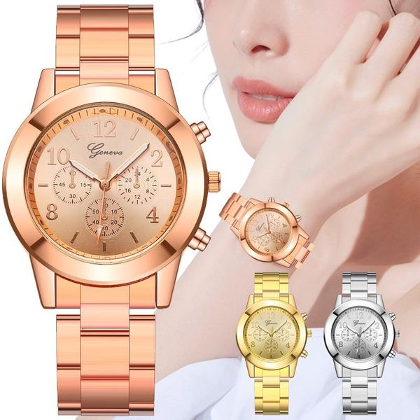 wristwatches 2021 watch women fashion casual stainless steel band watches simple ladies alloy quartz clock dress wristwatch, Slivery;brown
wristwatches 2021 watch women fashion casual stainless steel band watches simple ladies alloy quartz clock dress wristwatch, Slivery;brown
