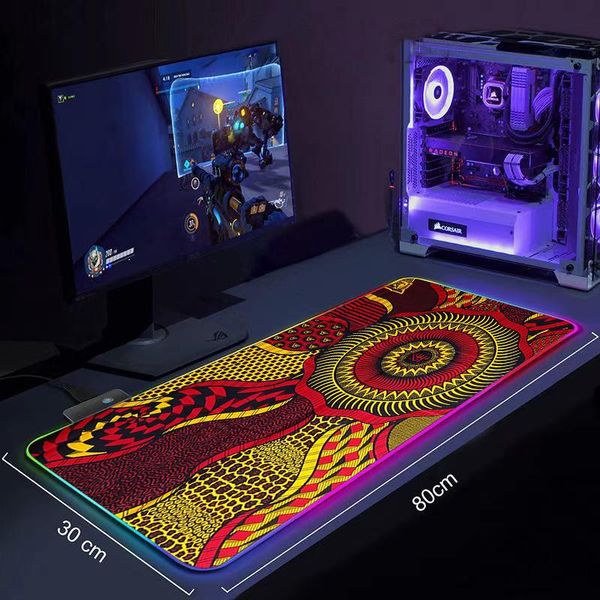 mouse pads & wrist rests big desk mat african style fabric print rgb large pad gamer computer mousepad led backlight gaming mause
mouse pads & wrist rests big desk mat african style fabric print rgb large pad gamer computer mousepad led backlight gaming mause