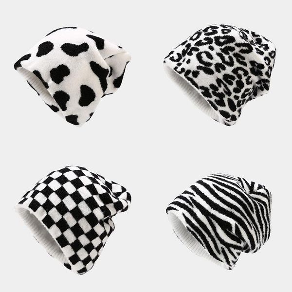 beanie/skull caps fashion winter soft female beanie hat cute cow striped outdoor bonnet skiing cap casual hip hop knit, Blue;gray
beanie/skull caps fashion winter soft female beanie hat cute cow striped outdoor bonnet skiing cap casual hip hop knit, Blue;gray