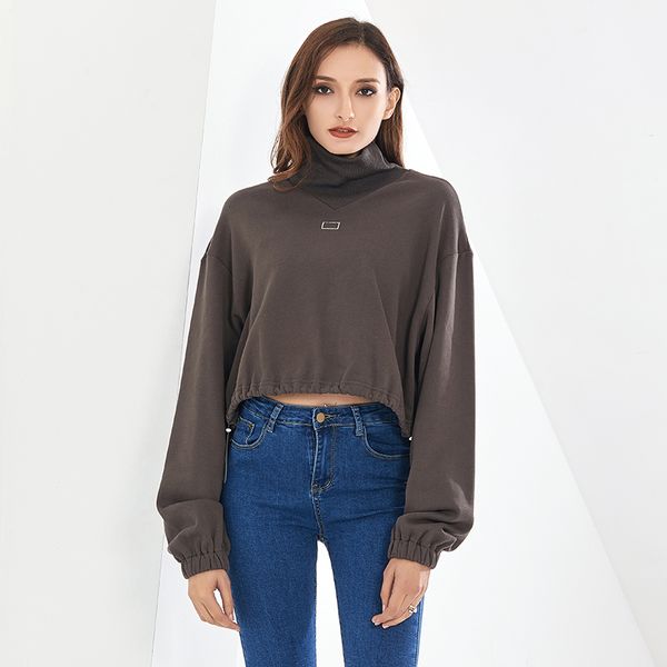 drawstring casual sweatshirt for women stand collar long sleeve black short female 2021 autumn fashion new tide
drawstring casual sweatshirt for women stand collar long sleeve black short female 2021 autumn fashion new tide