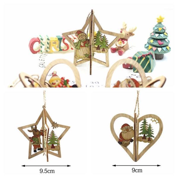 christmas decorations multifaceted decors cartoon santa/snowman/elk printed star shaped wooden pendants retro xmas tree ornament ta
christmas decorations multifaceted decors cartoon santa/snowman/elk printed star shaped wooden pendants retro xmas tree ornament ta