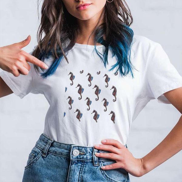 hippocampus matrices printed oversize women t shirt funny exquisite korean cool vogue short sleeve versatile hipster, White
hippocampus matrices printed oversize women t shirt funny exquisite korean cool vogue short sleeve versatile hipster, White