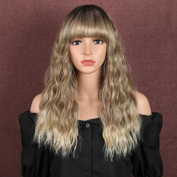 synthetic wigs nature wig water wave fake hair bangs lolita cosplay 36 inch ombre brown pink heat resistant fiber for women, Black
synthetic wigs nature wig water wave fake hair bangs lolita cosplay 36 inch ombre brown pink heat resistant fiber for women, Black