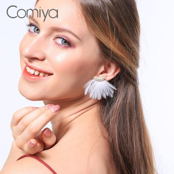 stud comiya gotic earrings acrylic pearls pattern elegant gold color zinc alloy brincos de festa big feather statement earring, Golden;silver
stud comiya gotic earrings acrylic pearls pattern elegant gold color zinc alloy brincos de festa big feather statement earring, Golden;silver