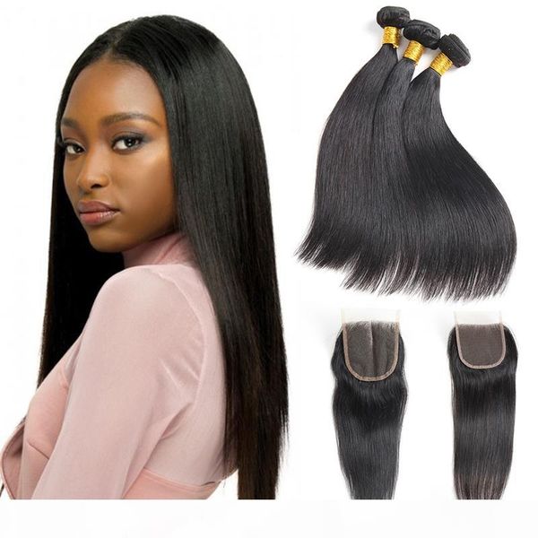 brazilian straight 3 bundles with closure unprocessed malaysian straight human hair with 4x4 lace closure brazilian virgin hair extensions, Black;brown
brazilian straight 3 bundles with closure unprocessed malaysian straight human hair with 4x4 lace closure brazilian virgin hair extensions, Black;brown