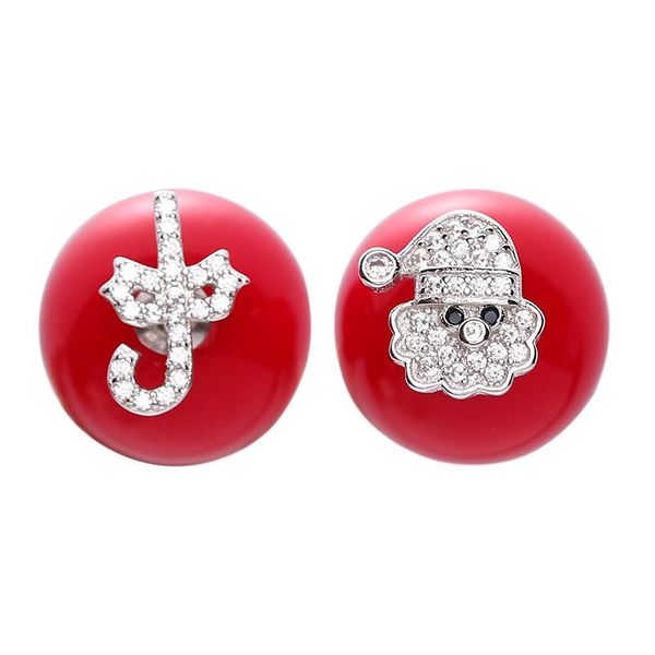 hoop & huggie s925 sterling silver santa claus and cane earrings red shell beads back hanging christmas jewelry, Golden;silver
hoop & huggie s925 sterling silver santa claus and cane earrings red shell beads back hanging christmas jewelry, Golden;silver
