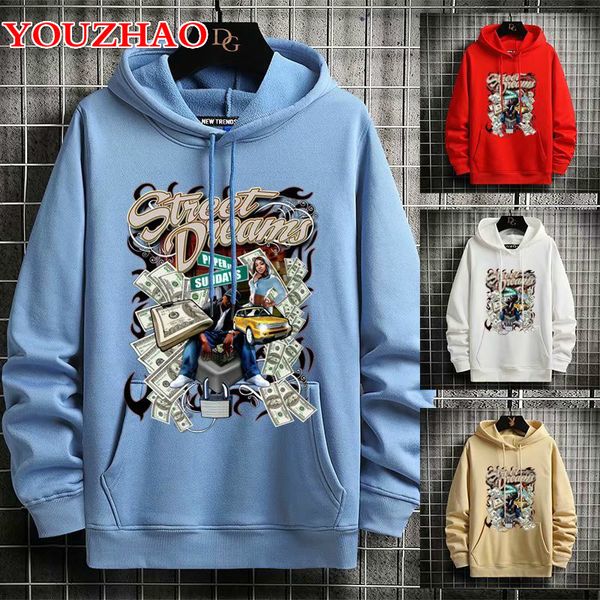 2021 new korean tidal mark printed more veet with hoodie sweater autumn and winter trend loose all-match male sweaterpcfj, Black
2021 new korean tidal mark printed more veet with hoodie sweater autumn and winter trend loose all-match male sweaterpcfj, Black