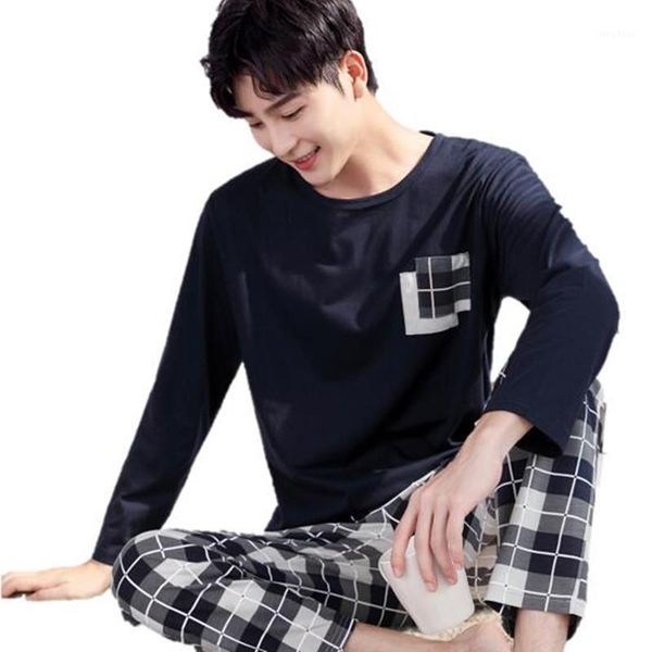 men's sleepwear autumn and winter 100% cotton pajamas set plus size -4xl plaid pyjama long sleeve casual male suit, Black;brown
men's sleepwear autumn and winter 100% cotton pajamas set plus size -4xl plaid pyjama long sleeve casual male suit, Black;brown