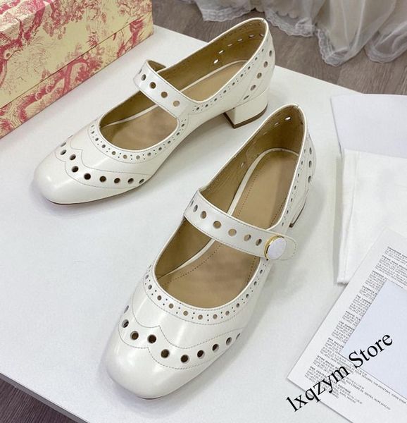 sandals mary jane shoes women patent cow leather square toe buckle strap brand lady slip on flats handmade hollow out, Black
sandals mary jane shoes women patent cow leather square toe buckle strap brand lady slip on flats handmade hollow out, Black