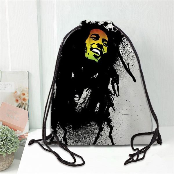 backpack bob marley printed drawstring bag satin soft shoe bags to school custom for women
backpack bob marley printed drawstring bag satin soft shoe bags to school custom for women
