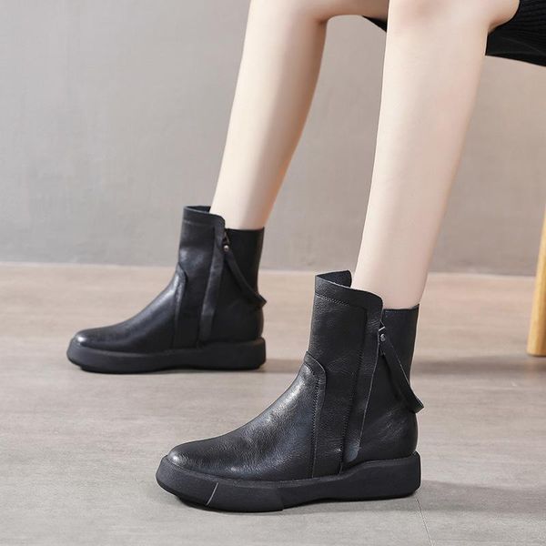 dress shoes boots women's british style fall 2021 side zipper flat bottom short black slim single
dress shoes boots women's british style fall 2021 side zipper flat bottom short black slim single